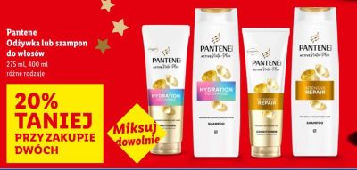 Odżywka lub szampon do włosów Pantene promocja w Lidl