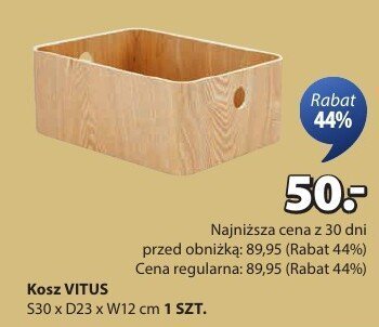Kosz VITUS promocja w Jysk