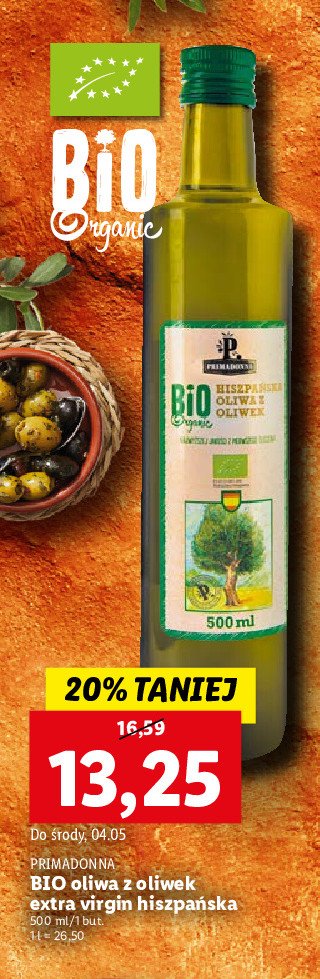 Oliwa z oliwek extra virgin Primadonna promocje