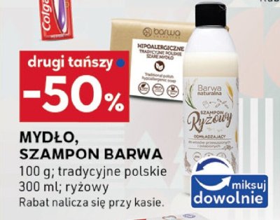 Mydło, szampon Barwa promocja w Stokrotka