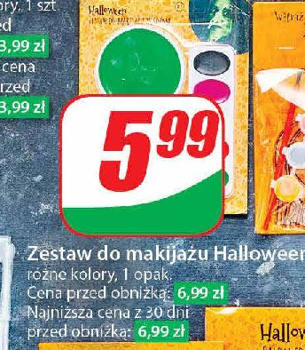 Zestaw do makijażu halloween promocja