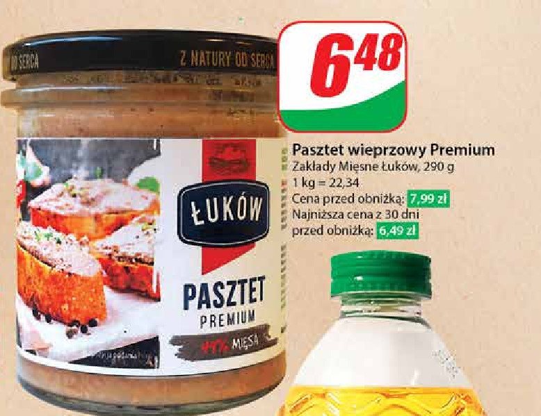 Pasztet wieprzowy premium Łuków promocja