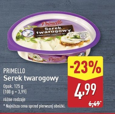 Serek twarogowy z czosnkiem i ziołami promocja