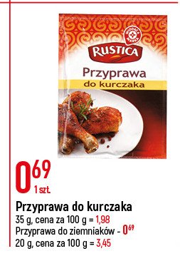 Przyprawa do kurczaka Wiodąca marka rustica promocje