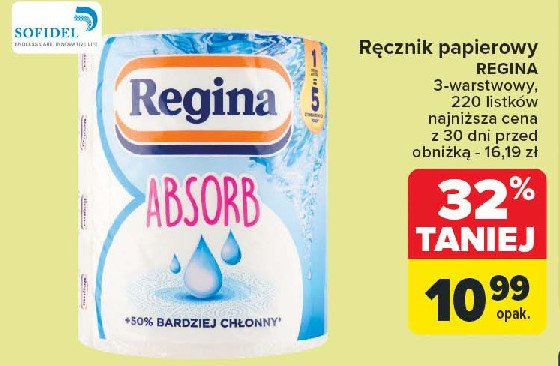 Recznik papierowy Regina absorb promocja