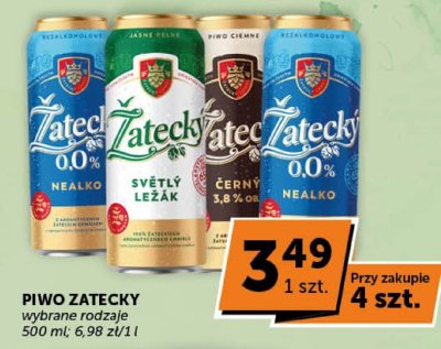 Piwo Żatecky wybrane rodzaje promocja w Groszek