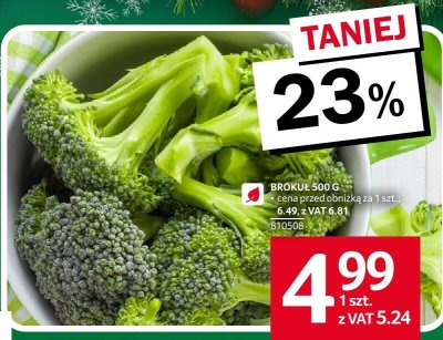Brokuł 500 g promocja w Selgros