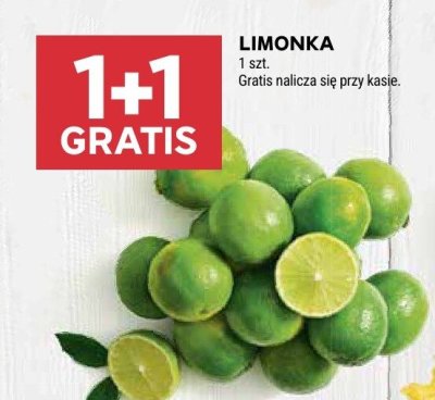 Limonka 1+1 GRATIS promocja w Stokrotka