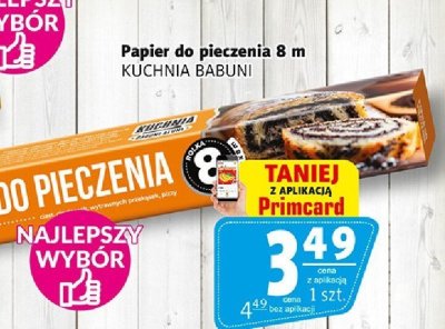 Papier do pieczenia 8 m promocja w Prim Market