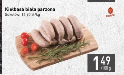 Kiełbasa biała parzona Sokołów promocja