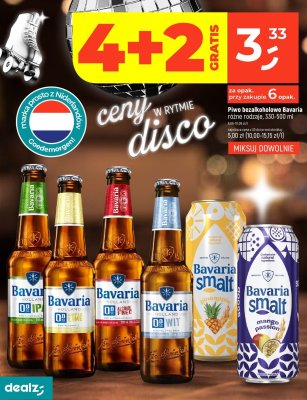 Piwo bezalkoholowe Bavaria Smalt Pineapple promocja w Dealz