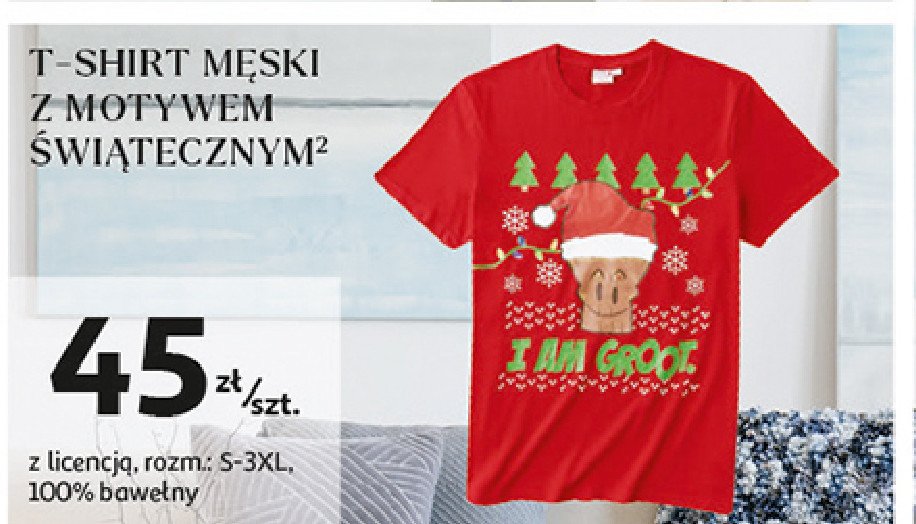 T-shirt świąteczny męski promocja