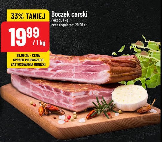 Boczek carski Pekpol promocja w POLOmarket