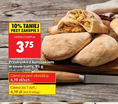 Przekąska z kurczakiem w sosie curry promocja w Biedronka
