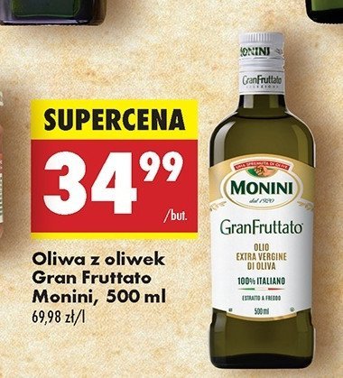 Oliwa Monini granfruttato promocja w Biedronka