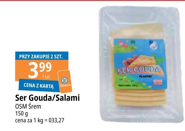 Ser gouda Osm 艣rem promocja