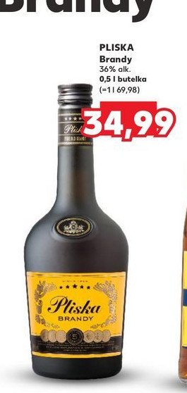 Brandy Pliska promocja w Kaufland