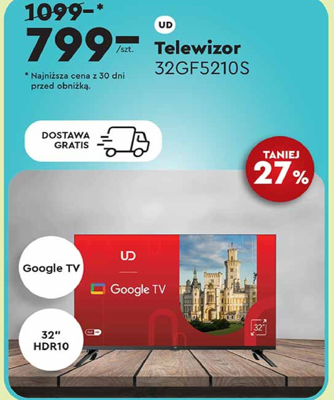 Telewizor 32" promocja