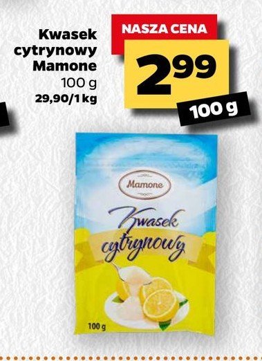 Kwasek cytrynowy Mamone promocja