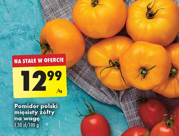 Pomidory żółte mięsiste polska promocja