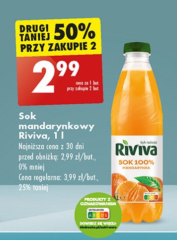 Sok mandarynkowy Riviva promocja