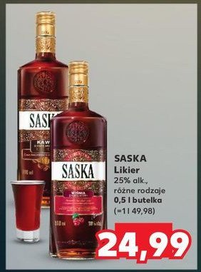 Wódka Saska kawa z nutą brandy promocja