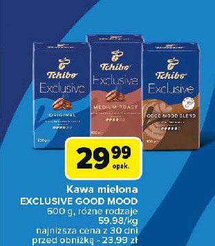 Kawa good mood blend Tchibo exclusive Tchibo cafe promocja w Carrefour Market