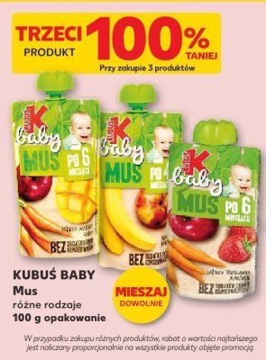 Mus Baby różne rodzaje promocja w Kaufland