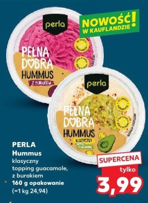 Hummus klasyczny topping guacamole, z burakiem promocja w Kaufland