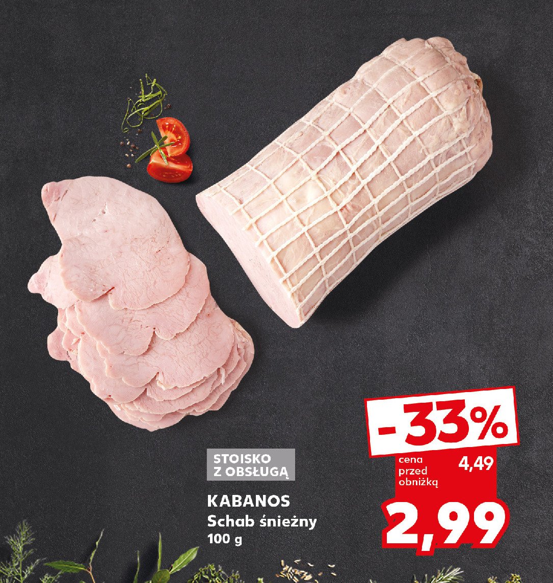 Schab śnieżny Kabanos promocja