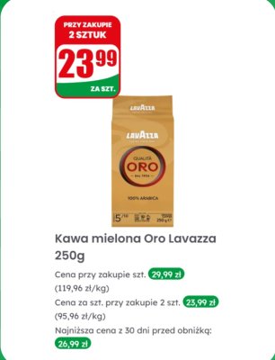 Kawa mielona Qualità Oro 250g promocja w Dino