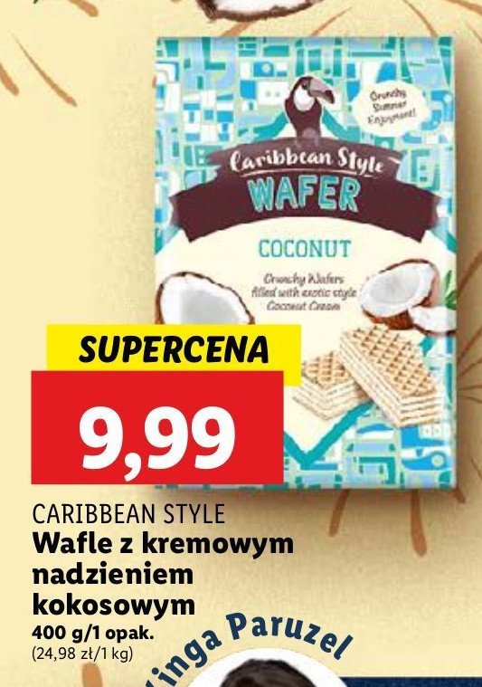 Wafle kokosowe CARIBBEAN STYLE promocja