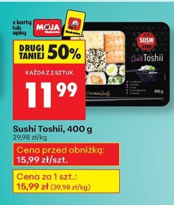 Sushi Toshii promocja w Biedronka