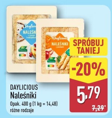 Naleśniki różne rodzaje promocja w Aldi