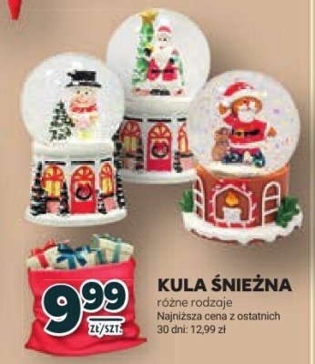 Kula śnieżna różne rodzaje promocja w Stokrotka