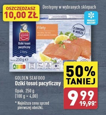 Filet z dzikiego łososia Golden seafood promocja