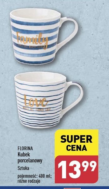 Kubek 400 ml Florina (florentyna) promocja