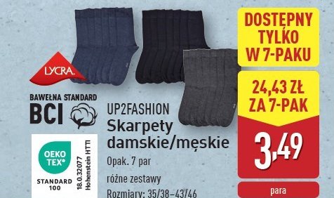Skarpety m臋skie rozm. 43/46 Up2fashion promocja