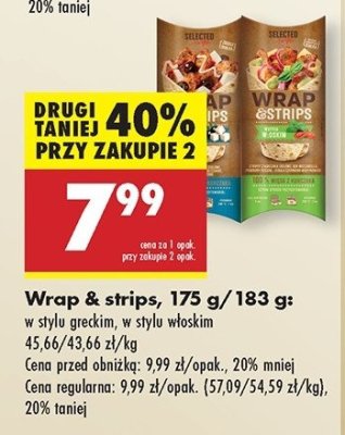 Wrap & strips w stylu włoskim Selected for you promocja