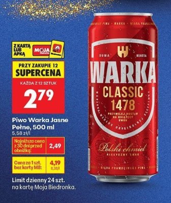 Piwo promocja w Biedronka