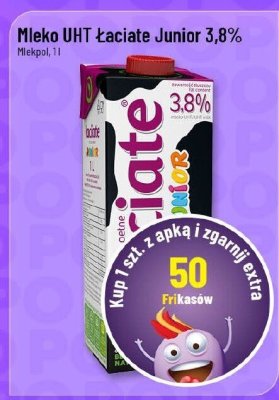 Mleko UHT Łaciate Junior 3,8% promocja w POLOmarket