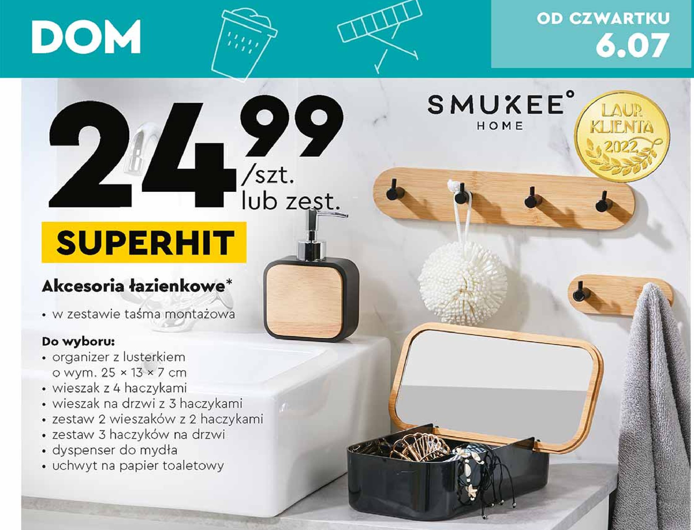 Dozownik na myd艂o Smukee home promocja