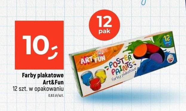 Farby plakatowe ART & FUN promocja