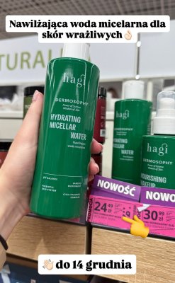 Woda micelarna Dermosophy Hydrating  promocja w Hebe