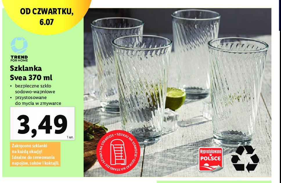 Szklanka svea 370 ml Trend for home promocja