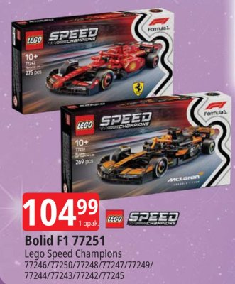 Lego Speed Champions Bolid F1 77251 promocja w Leclerc