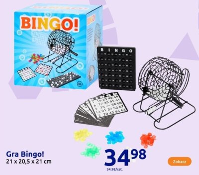 Gra Bingo 21 x 20,5 x 21 cm promocja w Action