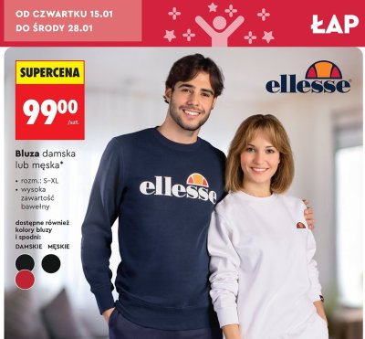 Bluza damska Ellesse promocja w Biedronka