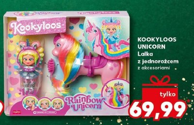 Lalka KOOKYLOOS UNICORN z jednorożcem z akcesoriami promocja w Kaufland