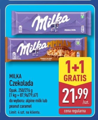 Czekolada MILKA promocja w Aldi